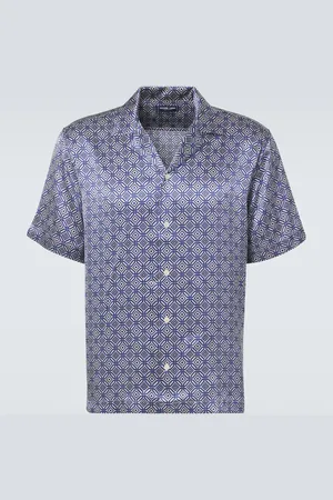 Frescobol Carioca Chemise Roberto imprimée en soie
