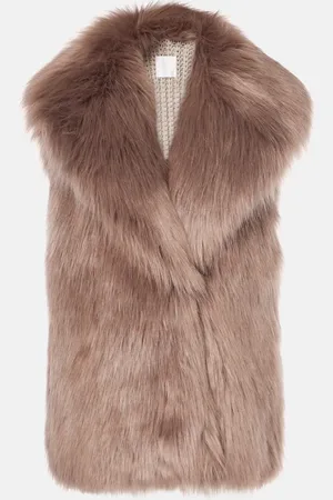 Givenchy Veste sans manches en fourrure synthétique