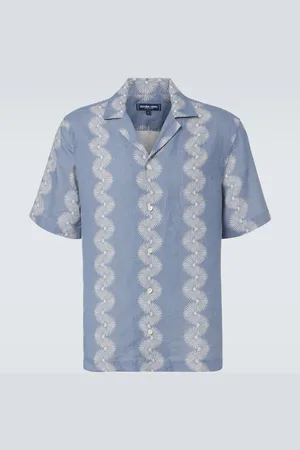 Frescobol Carioca Chemise Roberto imprimée en lin
