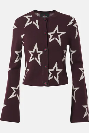 Perfect Moment Cardigan Chalet imprimé en laine