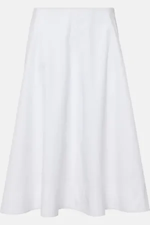 Khaite Jupe midi en coton