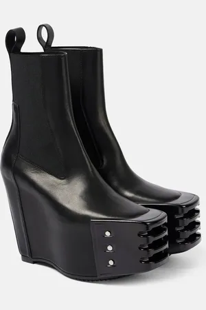 Rick Owens Bottines Chelsea Porterville en cuir