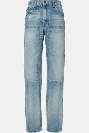 NILI LOTAN Jean droit Welder à taille mi-haute