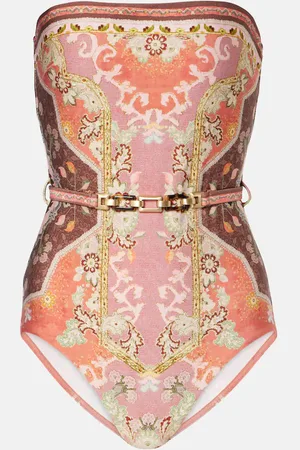 ZIMMERMANN Maillot de bain bandeau Wylie imprimé