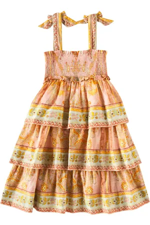 ZIMMERMANN Robe Wylie Tiered Shirred en coton
