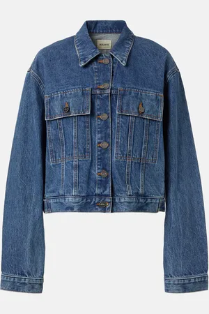 Khaite Veste Saunder en jean