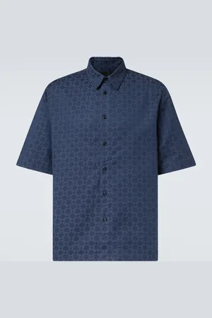 Givenchy Chemise Monogram 72 en jacquard de denim