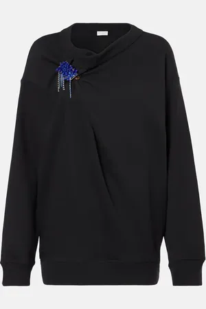 DRIES VAN NOTEN Pull en coton à ornements