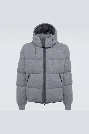 Ermenegildo Zegna Veste doudoune en cachemire mélangé