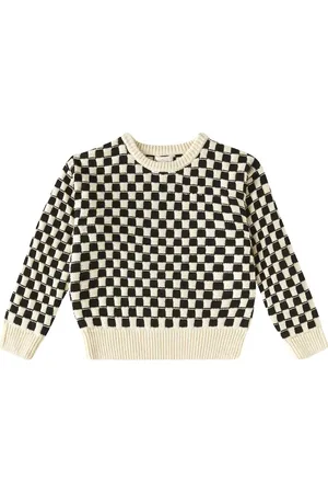 Rylee + Cru Pull en coton mélangé à carreaux