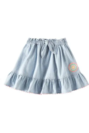 ZIMMERMANN Jupe Wylie rayée en jean