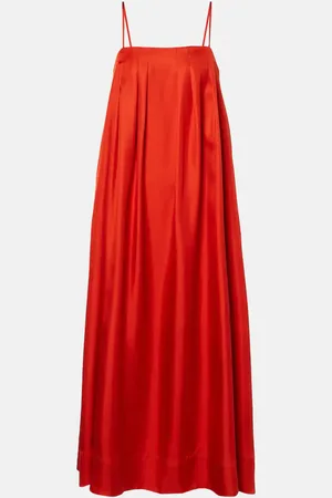 ASCENO Robe longue Heather en soie