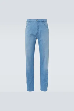 Prada Jean droit à taille mi-haute