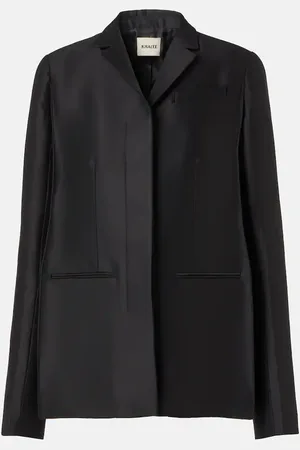Khaite Veste Crittan en laine et soie