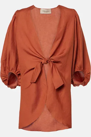 Adriana Degreas Chemise Solid en lin mélangé