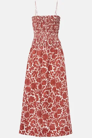 FAITHFULL THE BRAND Robe longue Geriba en lin à fleurs