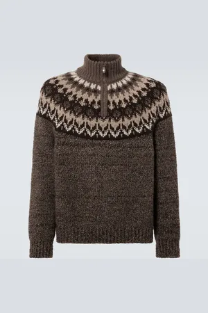 Loro Piana Pull Alpe Pile en cachemire et soie