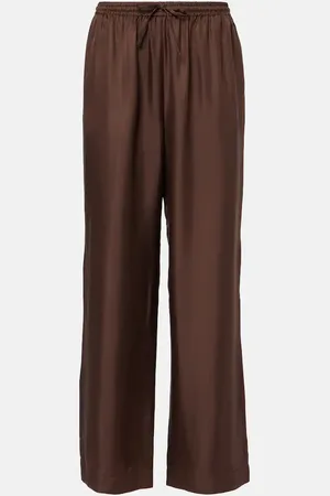 ASCENO Pantalon ample Aurelia en crêpe