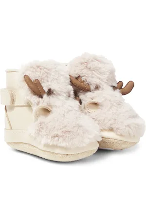 Donsje Bottines Richy en cuir et fourrure synthétique