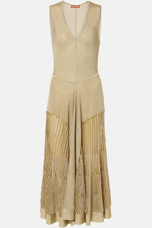 Altuzarra Robe midi Anastasia en lamé