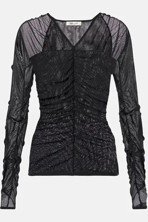 Diane von Furstenberg Top Eli en résille