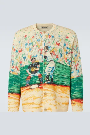 BODE Cardigan Slugger en laine à ornements