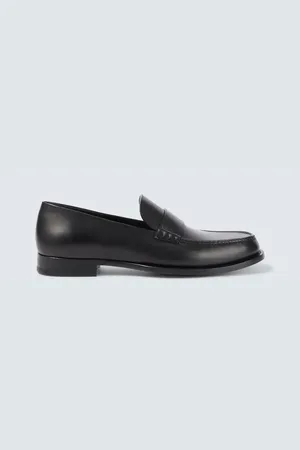 The Row Mocassins Novus en cuir
