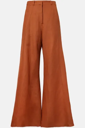 Adriana Degreas Pantalon ample à taille haute