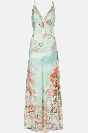 Camilla Robe imprimée en satin