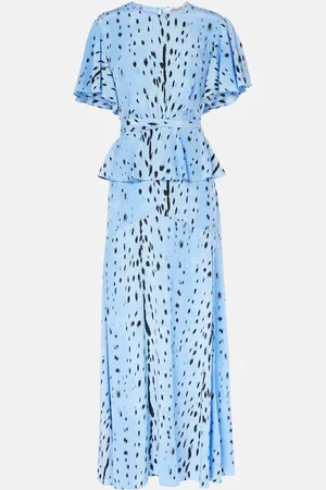 Diane von Furstenberg Robe longue Levana imprimée