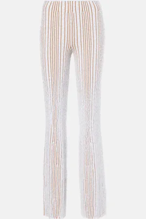 Missoni Pantalon évasé à taille haute à sequins