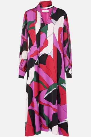 Diane von Furstenberg Robe midi Abel imprimée
