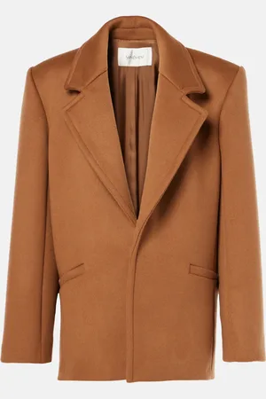Saint Laurent Manteau en laine vierge