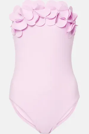 Karla Colletto Maillot de bain bandeau à fleurs