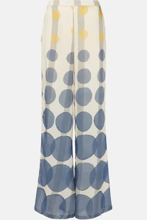 Adriana Degreas Pantalon ample à pois