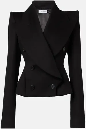 Alexander McQueen Blazer en laine et cachemire