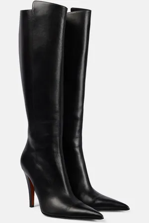 Alexander McQueen Bottes Birdee en cuir