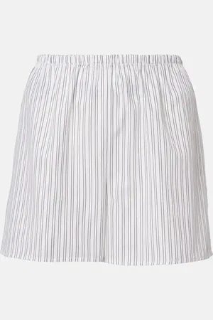 ASCENO Short Cairo rayé en coton mélangé