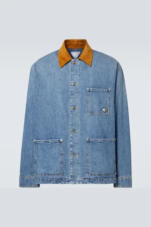 Bottega Veneta Veste en jean et daim