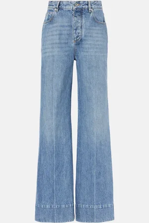 Bottega Veneta Jean ample à taille haute