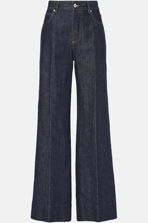 Bottega Veneta Jean ample à taille haute