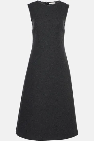 The Row Robe midi Amor en laine et cachemire mélangés