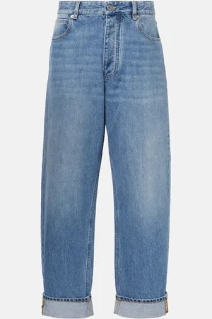 Bottega Veneta Jean droit à taille mi-haute