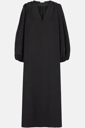 The Row Robe longue Beauvoir en soie et laine
