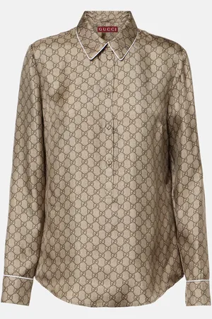 Gucci Chemise GG en soie