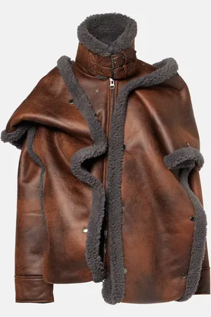 Y / PROJECT Veste Snap Off à shearling synthétique