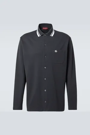 Gucci Polo GG brodé en coton mélangé