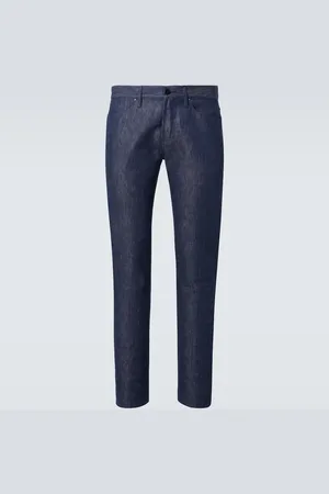 GABRIELA HEARST Pantalon droit en coton et lin