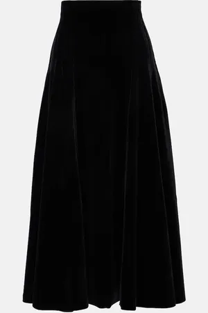 Norma Kamali Jupe midi Grace en velours