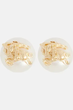 Burberry Boucles d’oreilles EKD en plaqué or et perles d